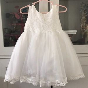 White lace dress